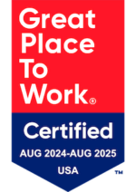 Great Place To Work Certified Aug 2024-Aug 2025 USA